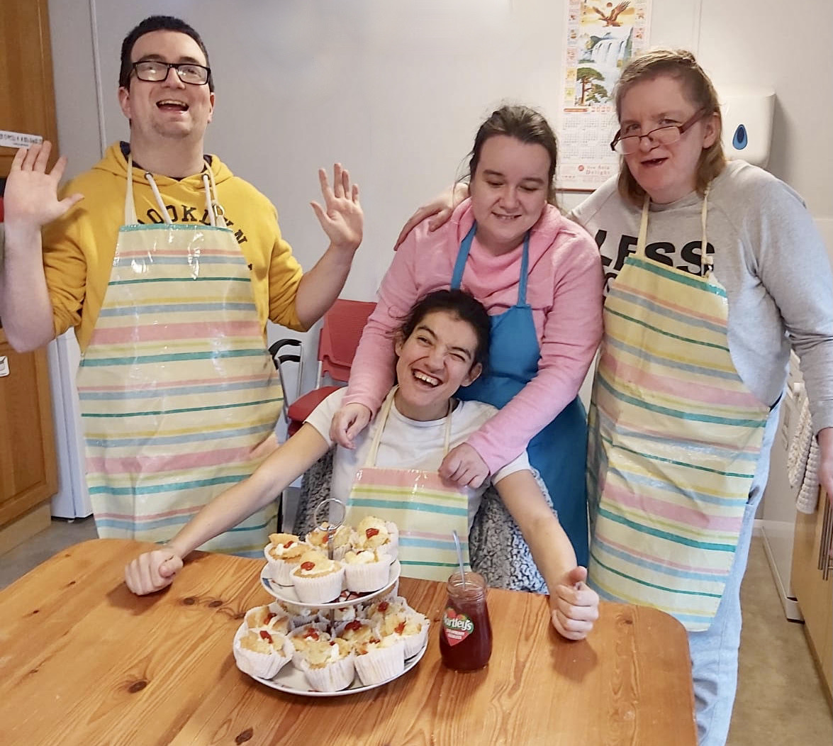 Cooking with friends